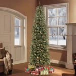 9ft. Pre-Lit Fraser Fir Artificial Christmas Tree, Clear Lights