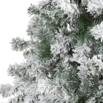 8ft. Unlit Flocked Rock Springs Spruce Artificial Christmas Tree